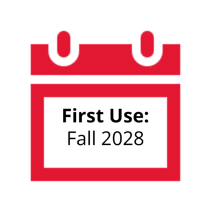 First Use: Fall 2028