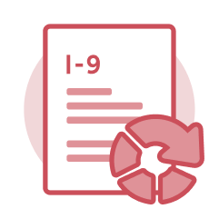 Form I-9 in Workday icon