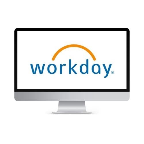 Computer with Workday Logo