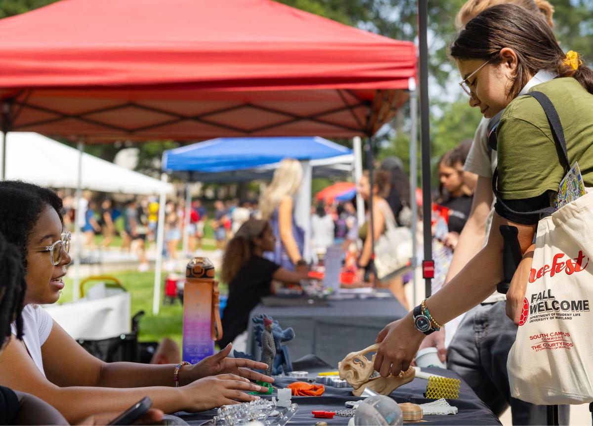 Sharing Resources at UMD's FreeFest