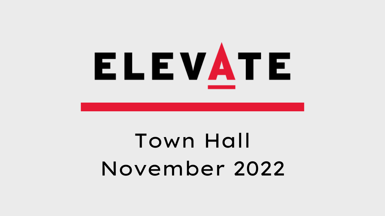 November 2022 Town Hall Thumbnaill
