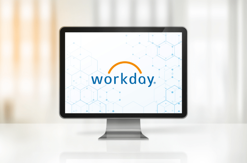 Workday on a computer screen